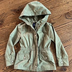 Girls Green Gap Jacket Size 6-7